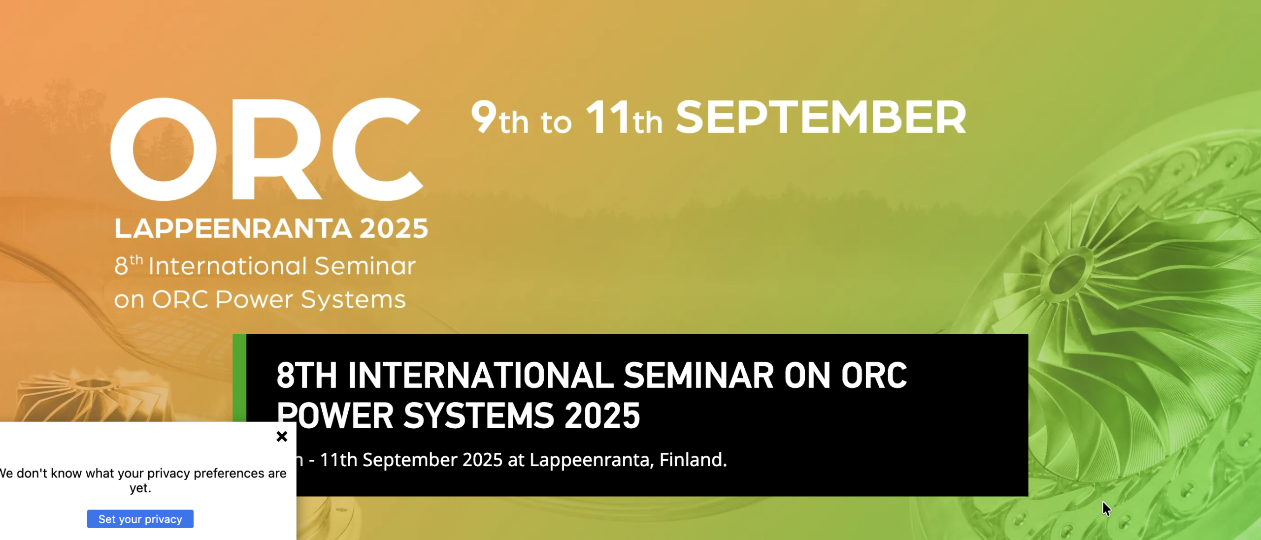 ISOP brings sCO₂ research to ORC2025 in Lappeenranta