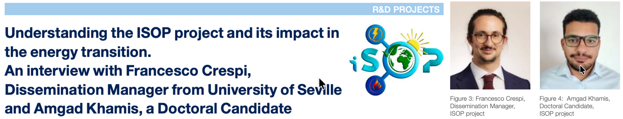 ISOP’s research and training mission in focus: a joint interview in ETN’s newsletter