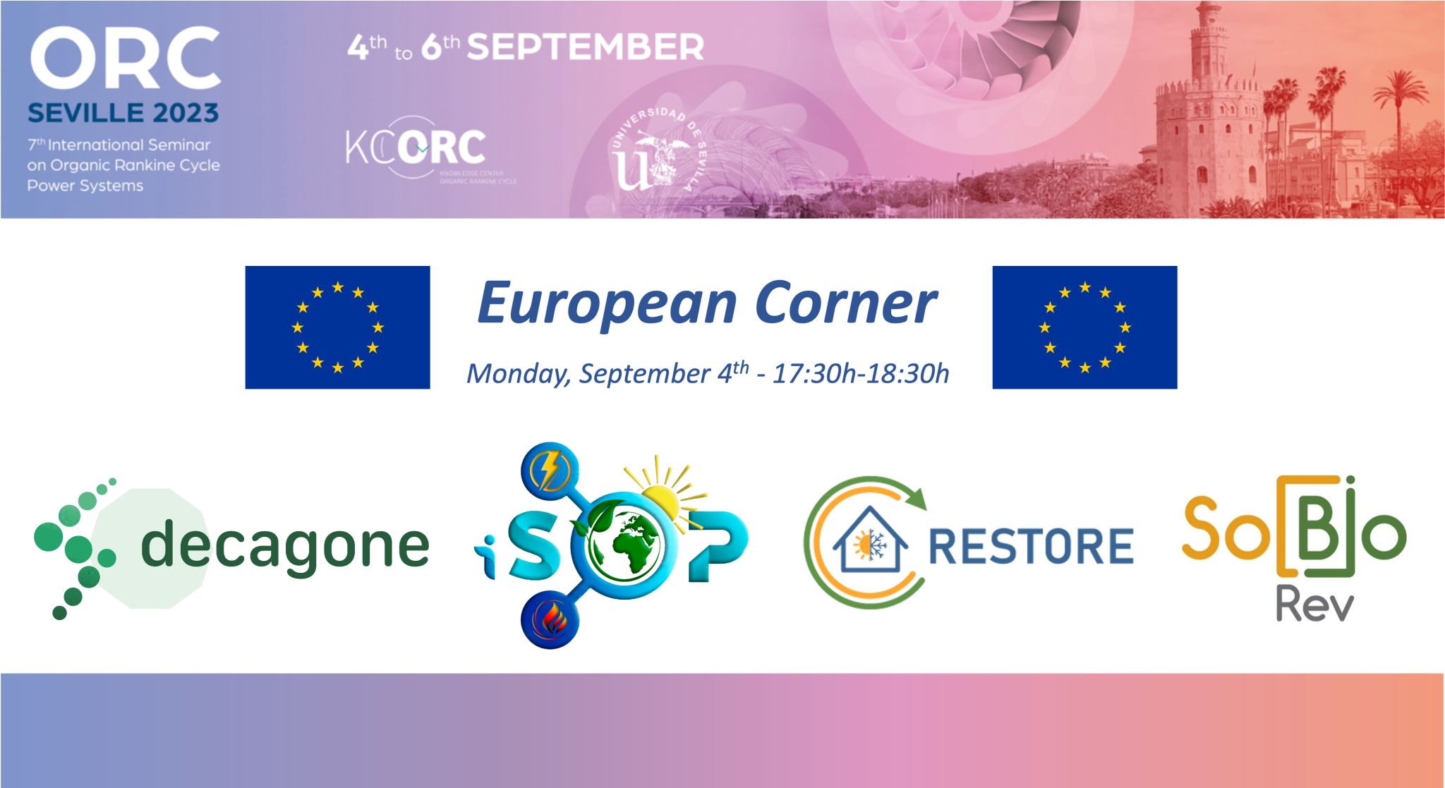 ISOP presented for the first time at an international scientific event during ORC2023 conference